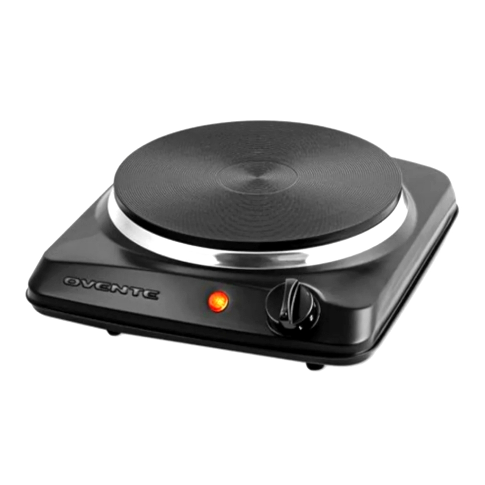 Ovente Black Electric Single Burner